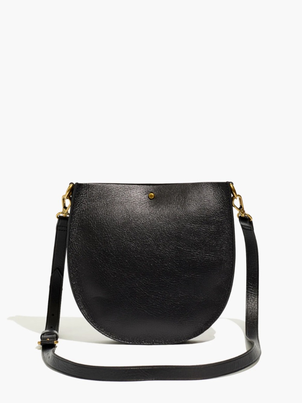 Madewell Small Transport Saddlebag in True Black - Picture 6 of 7
